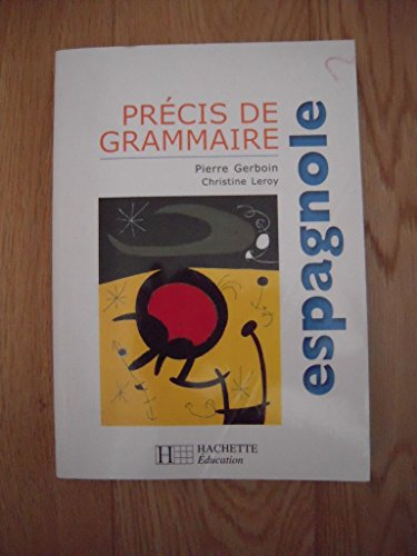 Précis de grammaire espagnole