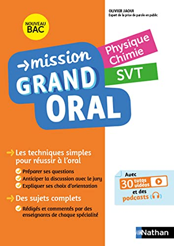 Mission Grand Oral Physique Chimie SVT